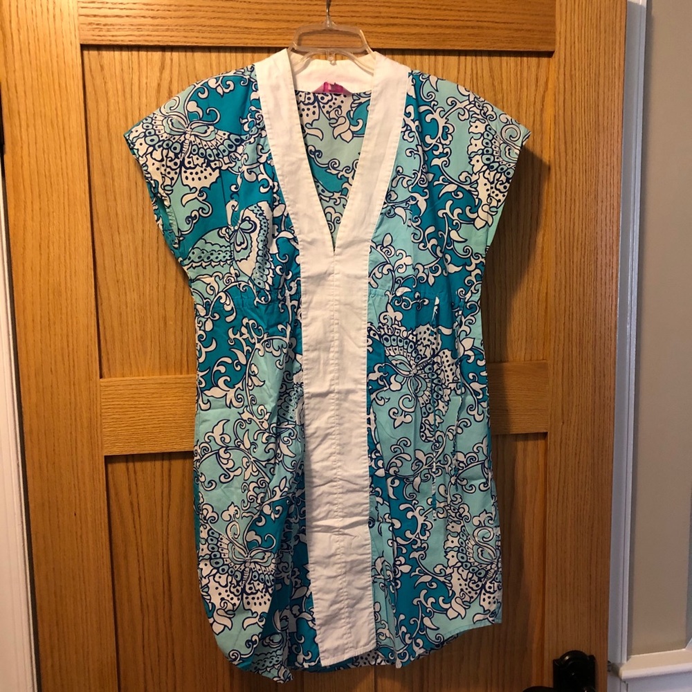 Lilly pulitzer sample butterfly tunic s swim cover